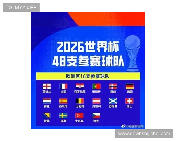2026年欧洲世界杯参赛球队详细名单及背景介绍